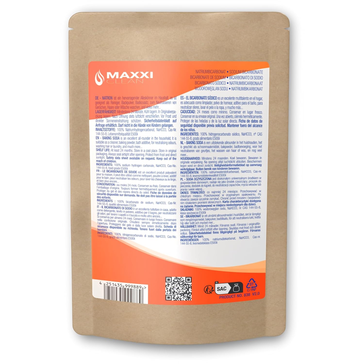 Natron 900g