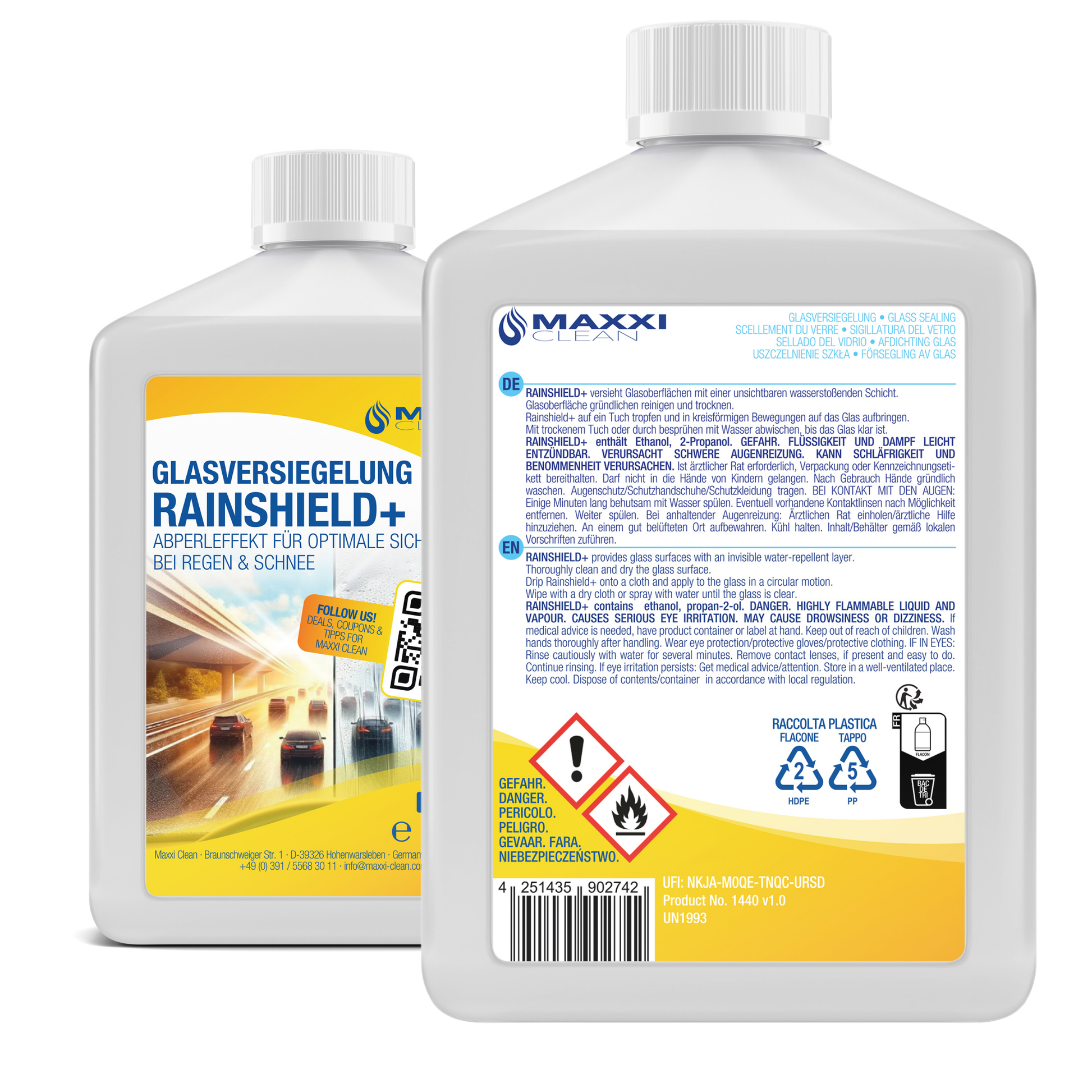 Glasversiegelung RAINSHIELD+