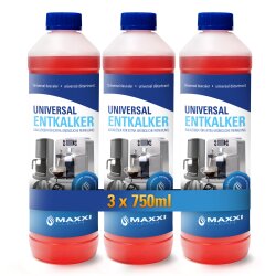 Entkalker Universal fl&uuml;ssig mit Farbindikator 3x 750 ml